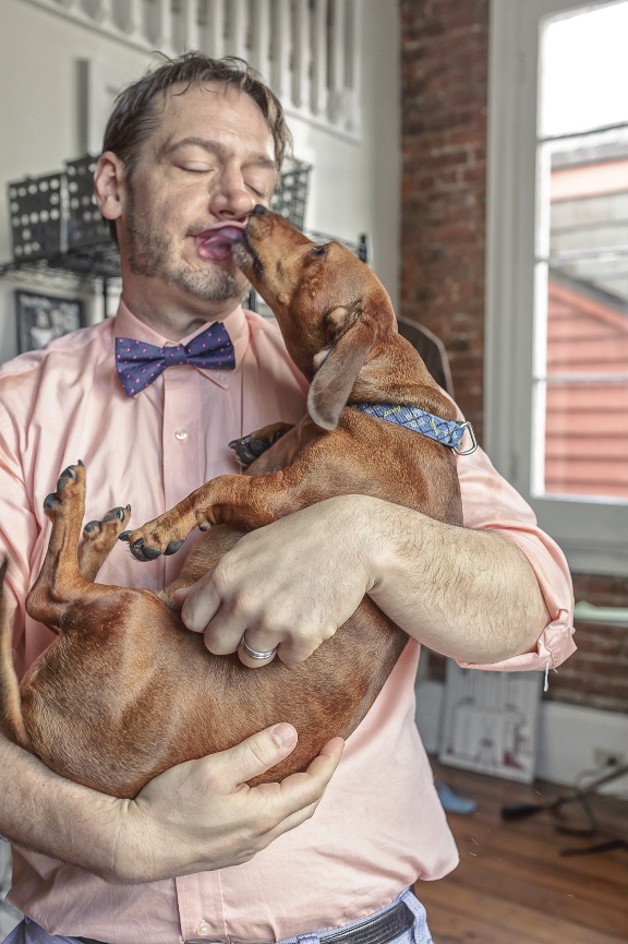 Elopement Photographs with a Sweet Dog