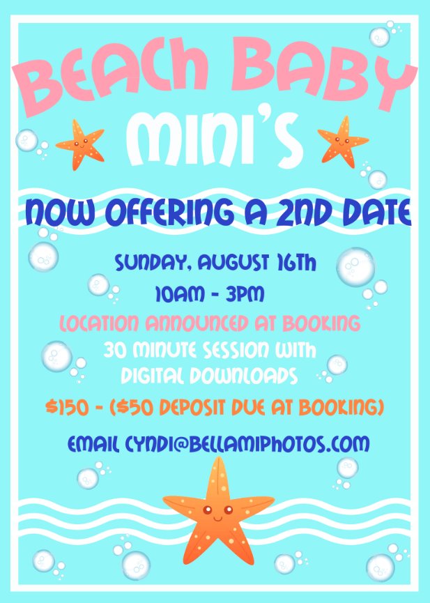 6 Month Milestone Session - Baby's Premiere First Year Package - Bella Mi Photograpy