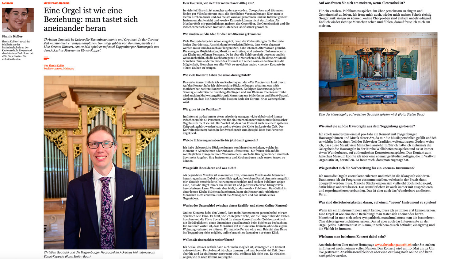 Die Ostschweiz 7.5.2020