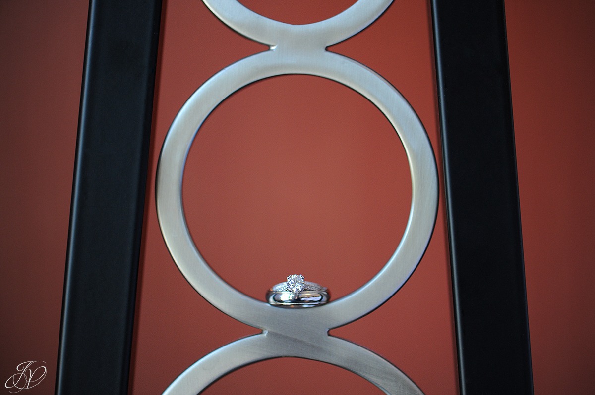 unique wedding ring shot, wedding bands