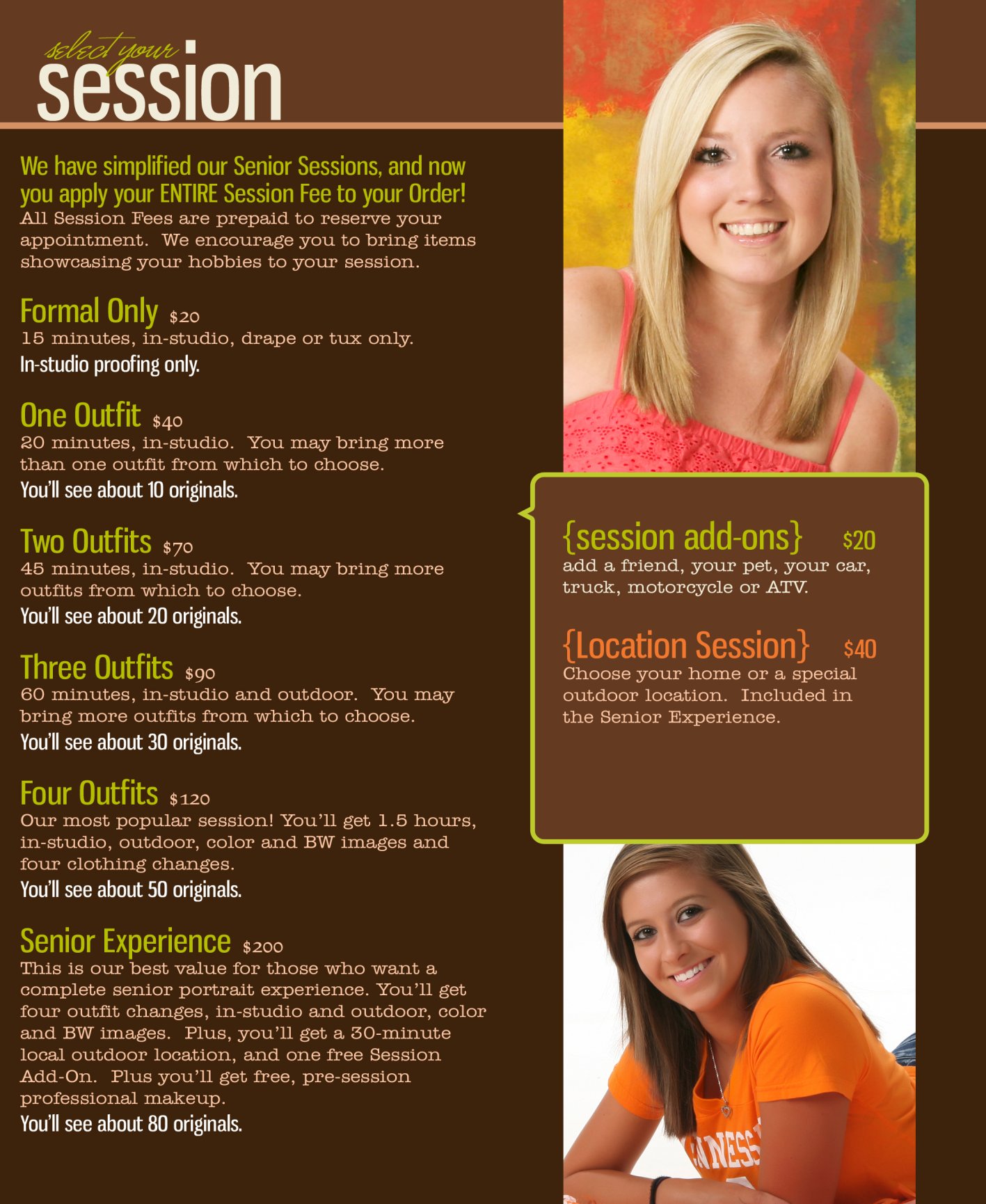 Bloodworth Studio Nashville Area Portrait Photography Senior