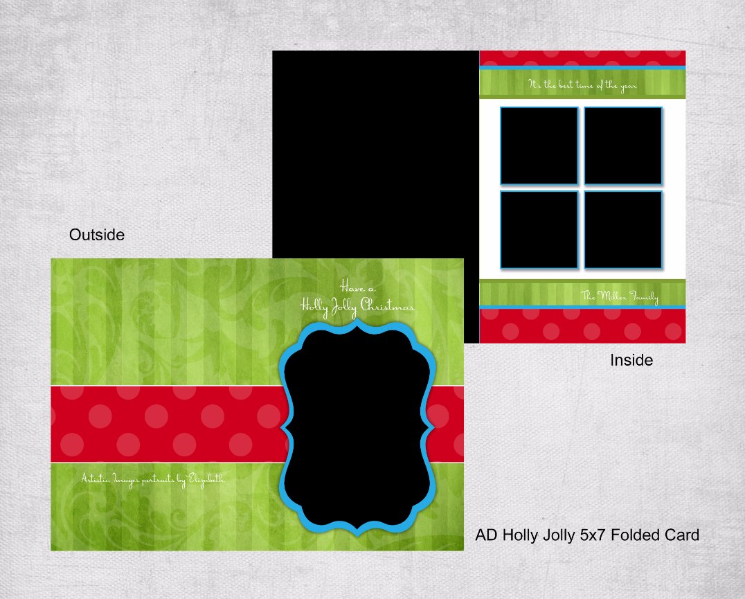 AD Holly Jolly Folded