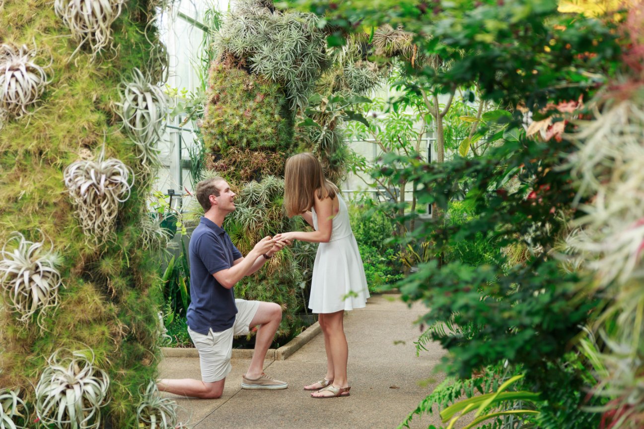 HOPE + BLAKE Engaged at Daniel Stowe Botanical Garden - Jeni Buchanan Photography