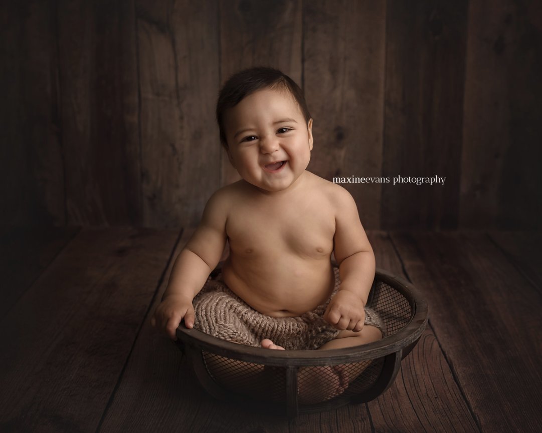 Baby Milestone Photography by Maxine Evans