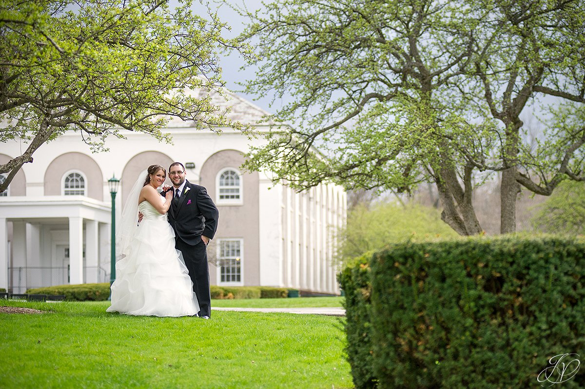 bride and groom at union college albany wedding photographer