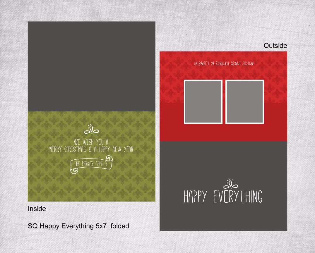 SQ Happy Everything Folded