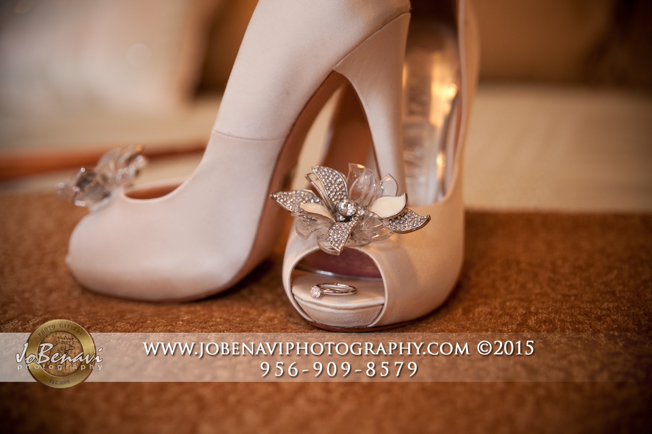 Bridal shoes, Brownsville Wedding Photographer