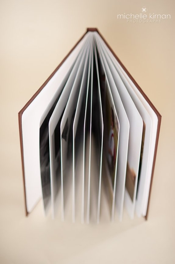 10 x 10 White Linen Coffee Table Album