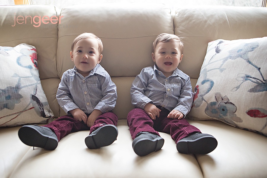 Happy 1st Birthday!!  - Twin Photography - Dexter,  Michigan