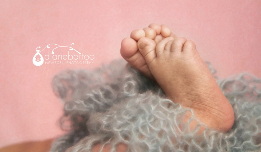 Riverside newborn feet photos