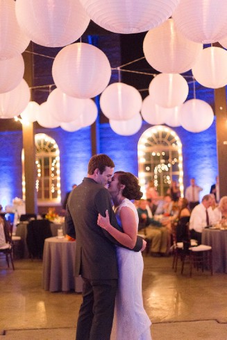 Metropolitan DJ Disc Jockey Lanterns Lights Wedding Huntsville Roundhouse