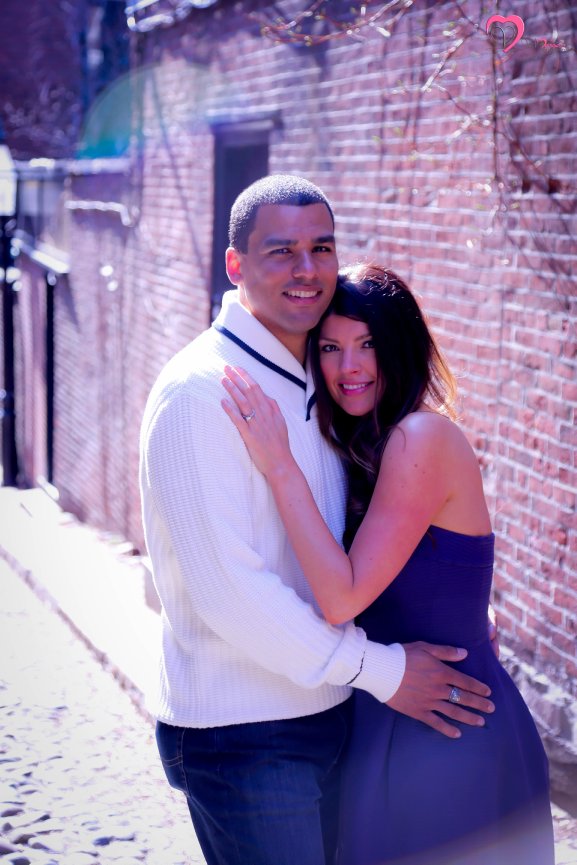 Cushing Park framingham MA -  Matthew and stephanie Engagement Photo Session 