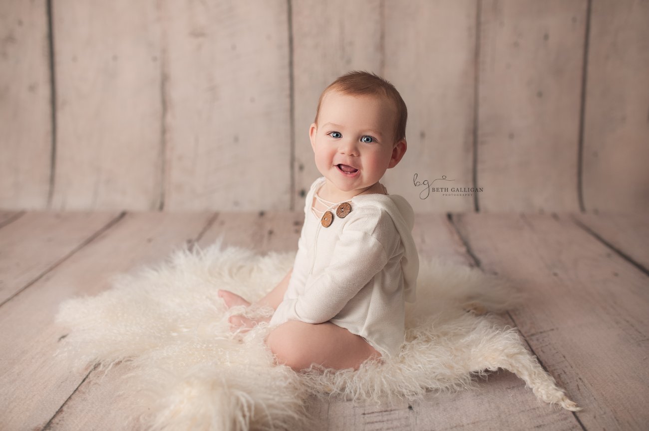 M's 4th Of July Cake Smash With Beth Galligan Boston First Birthday Photographer