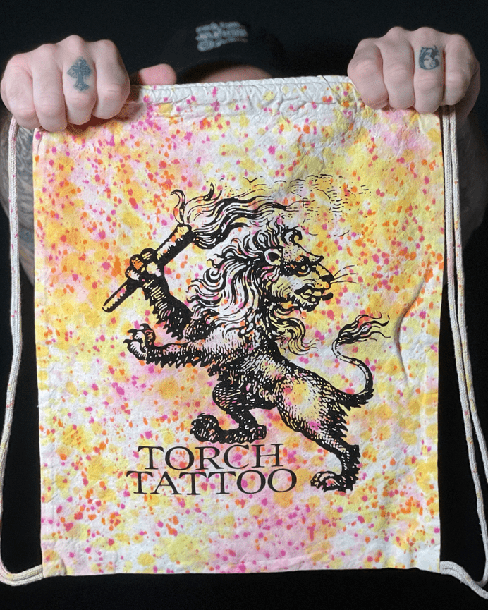 SOLD OUT! Torch Lion Tie-Dye Bag