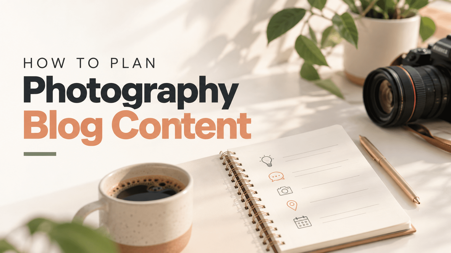 How to Plan Months of Photography Blog Content Without Running Out of Ideas