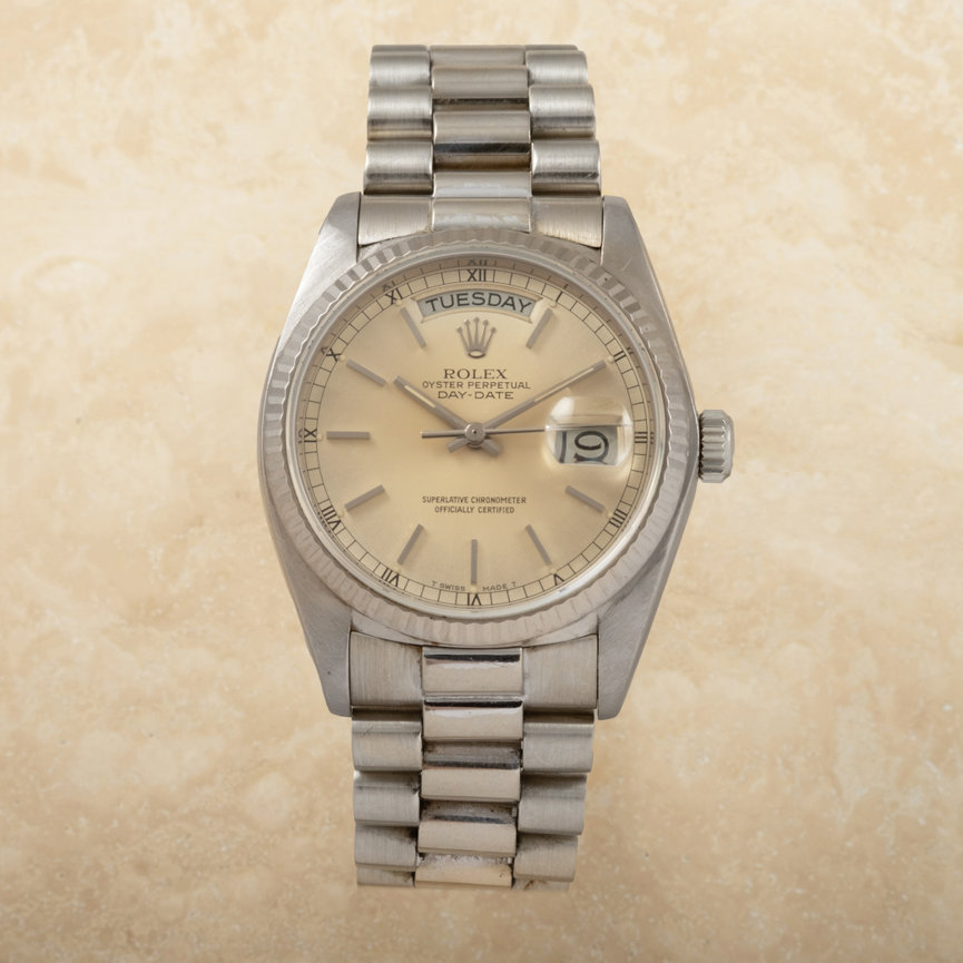 Rolex Day Date 18039 Patina Dial 1983