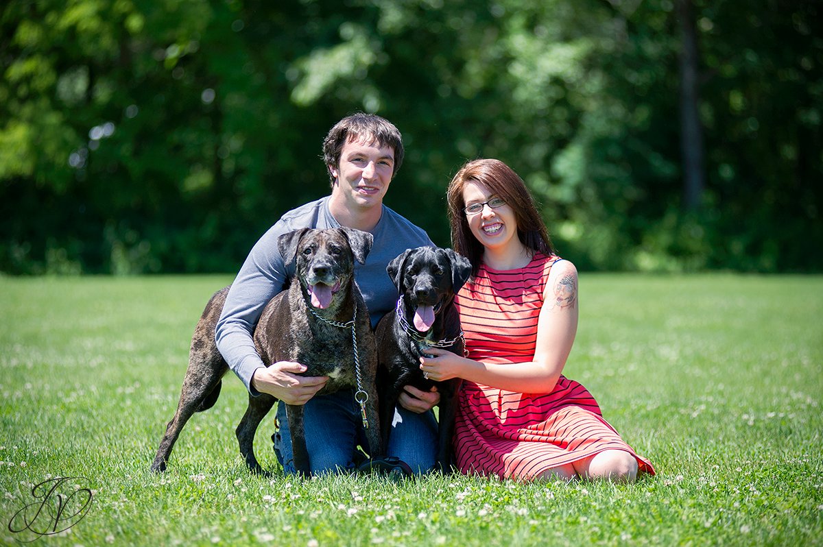 Saratoga Engagement Photographer, Albany Engagement, Engagement photo and pet, vischer ferry nature preserve