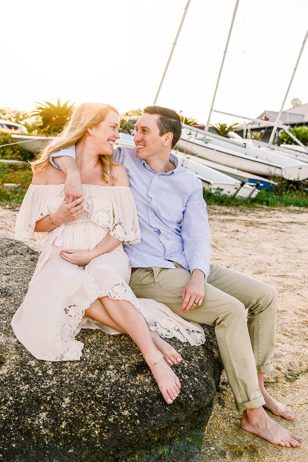 intercoastal maternity session, outdoor family maternity session, Ryaphotos