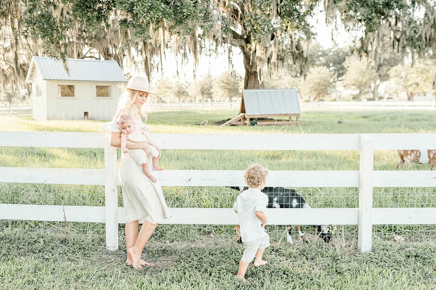 Lochte family, Congaree and Penn, spring family photo session, rustic family photo session, farm