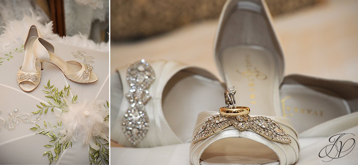 wedding jewelry photo, wedding shoes photos, wedding ring detail photos, Wedding at The Pruyn House, Albany Wedding Photographer