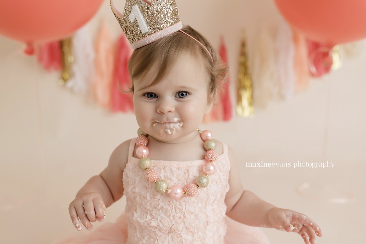 Smash Cake Photography Los Angeles Baby H