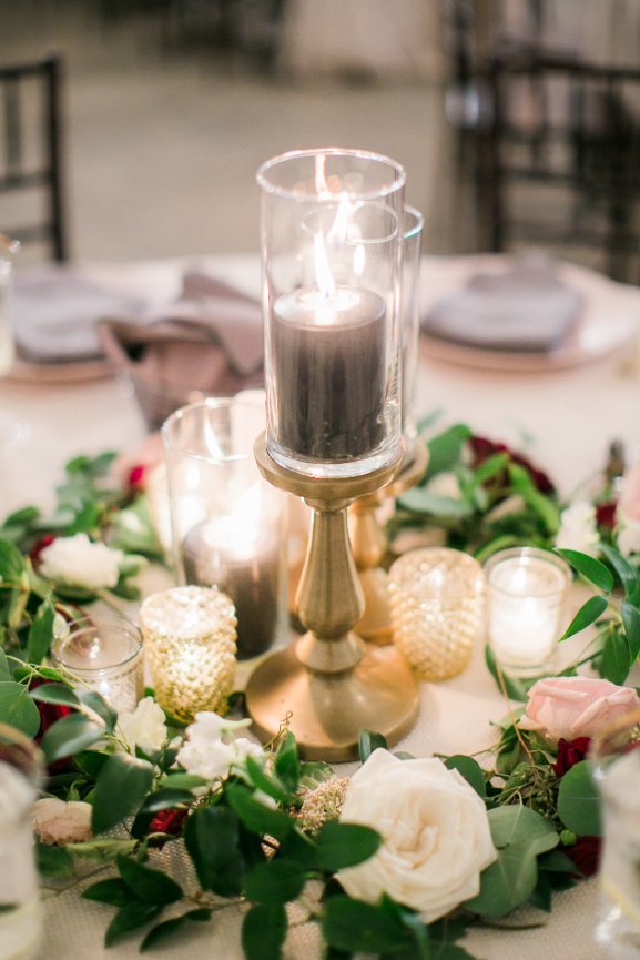 Low Centerpieces - Eco Chic Blossoms