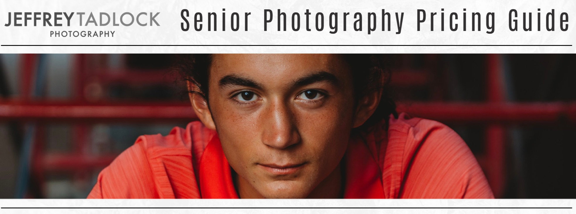 Jeffrey Tadlock Photography Senior Photo Pricing Guide