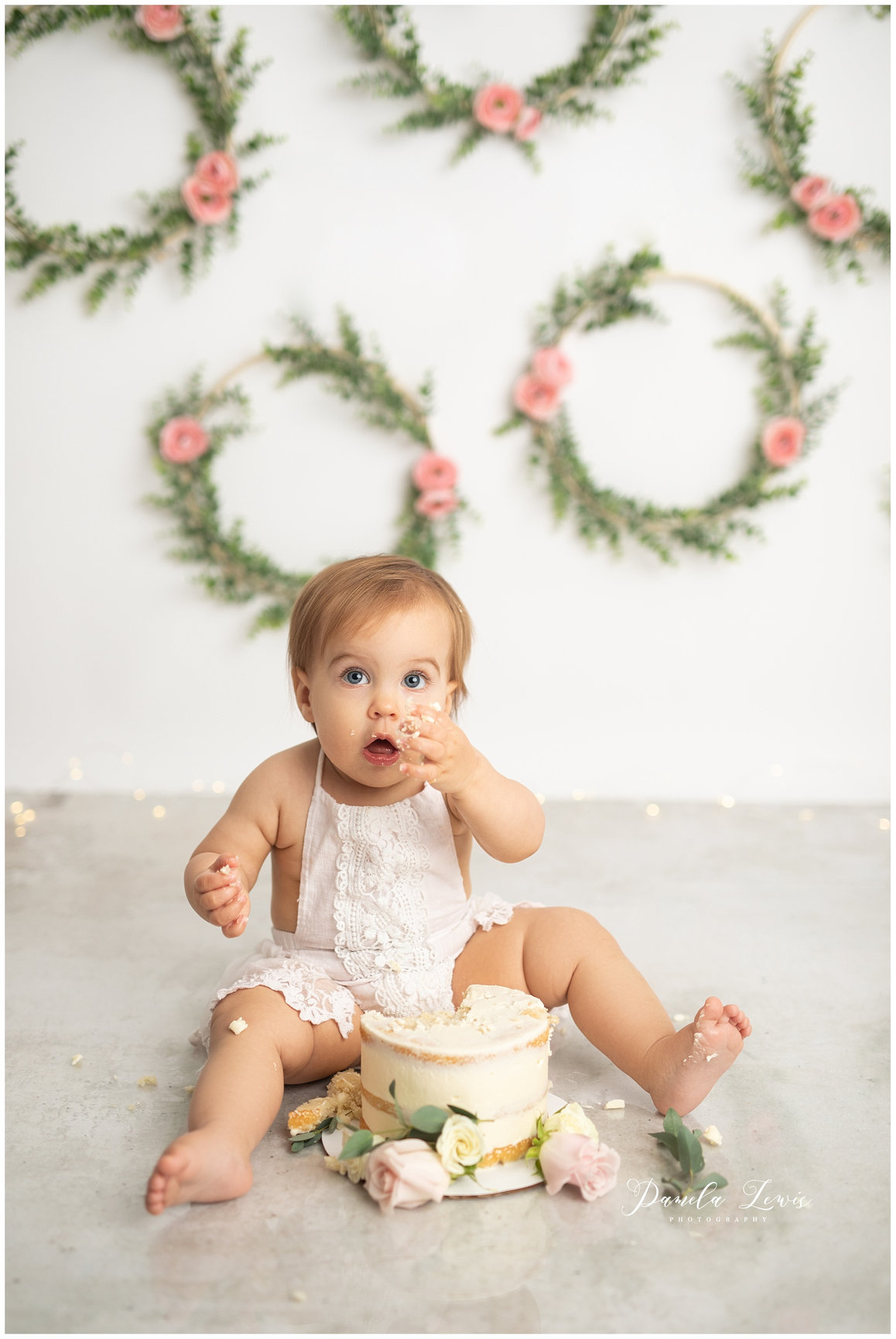 Tula Turns One {Cake Smash} - Pamela Lewis Photography Naperville ...