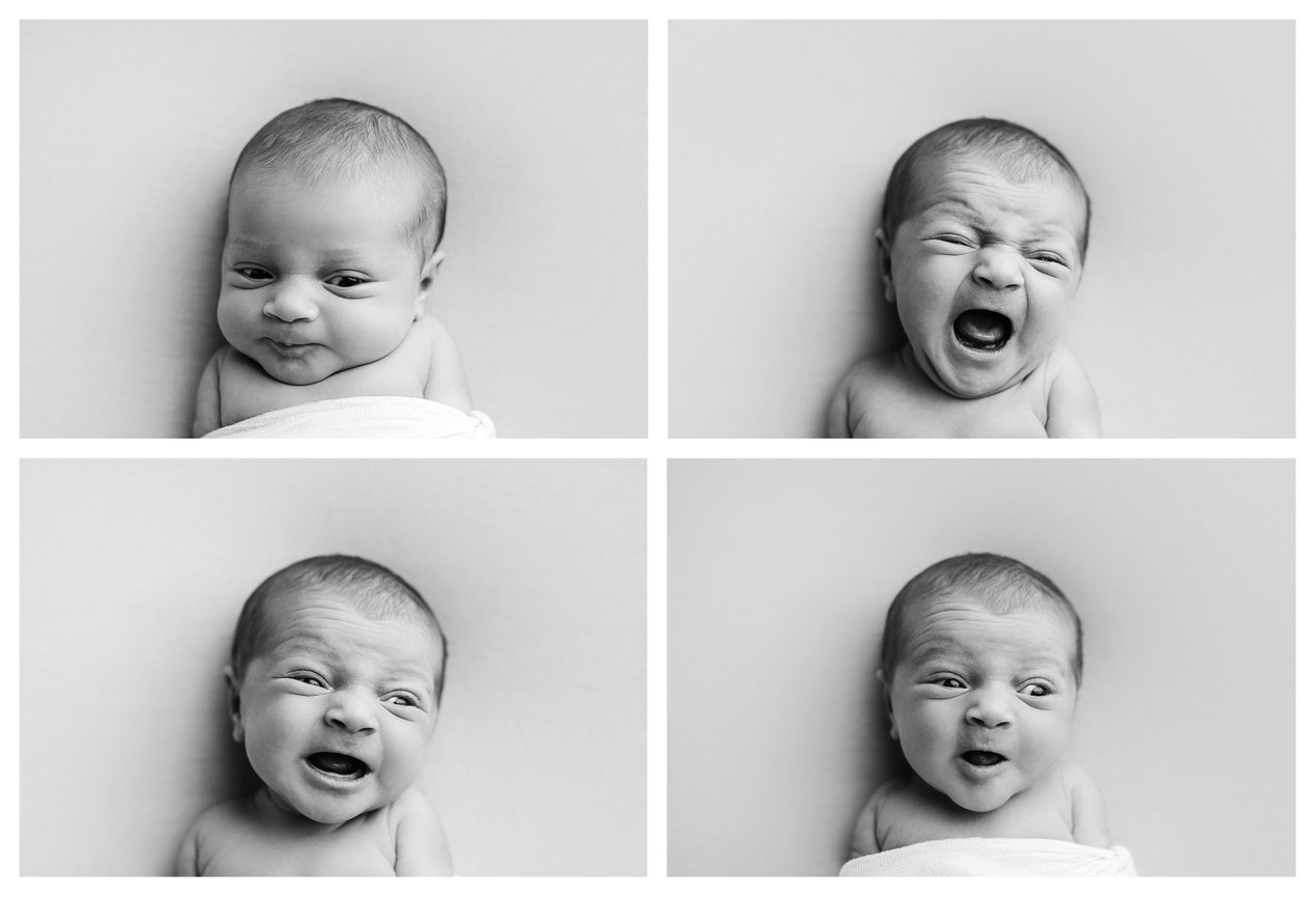 Calgary Newborn Photographer • Cute Newborn Expressions - Hocus Focus  Photography, image size:1270x865