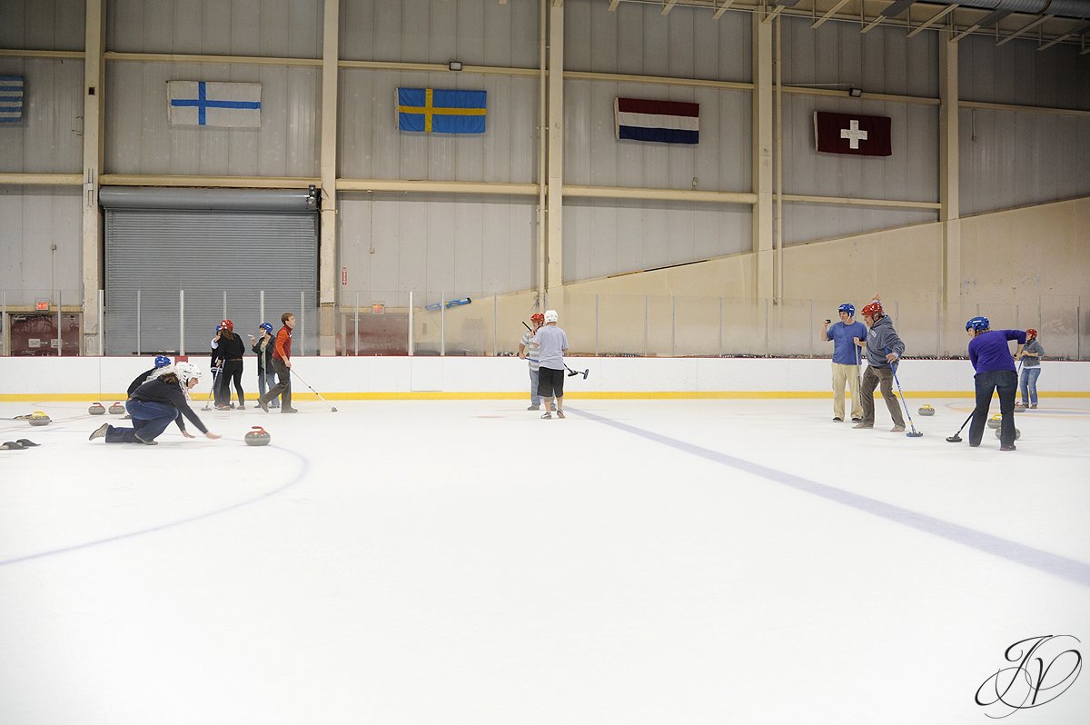 Lake Placid Wedding Photographer, Lake Placid engagement Photographer, olympic center in lake placid, curling challenge at lake placid olympic center, lake placid Engagement Session