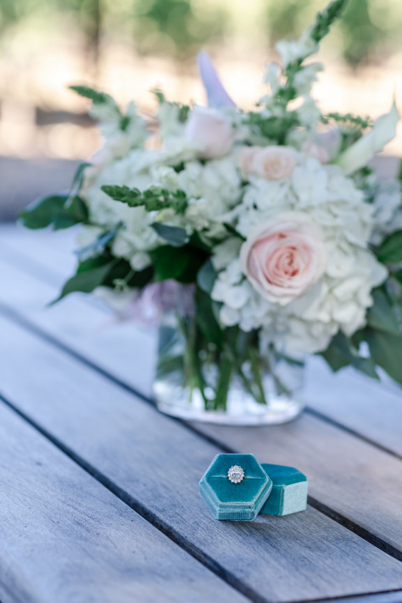 Engagement Ring during a photoshoot with Sheila Johnson Studio J Photography