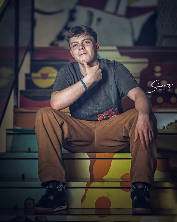 Couture senior pictures by Swartz Portraits in Spring, Texas, George Mitchell Nature Preserve blue hour editorial