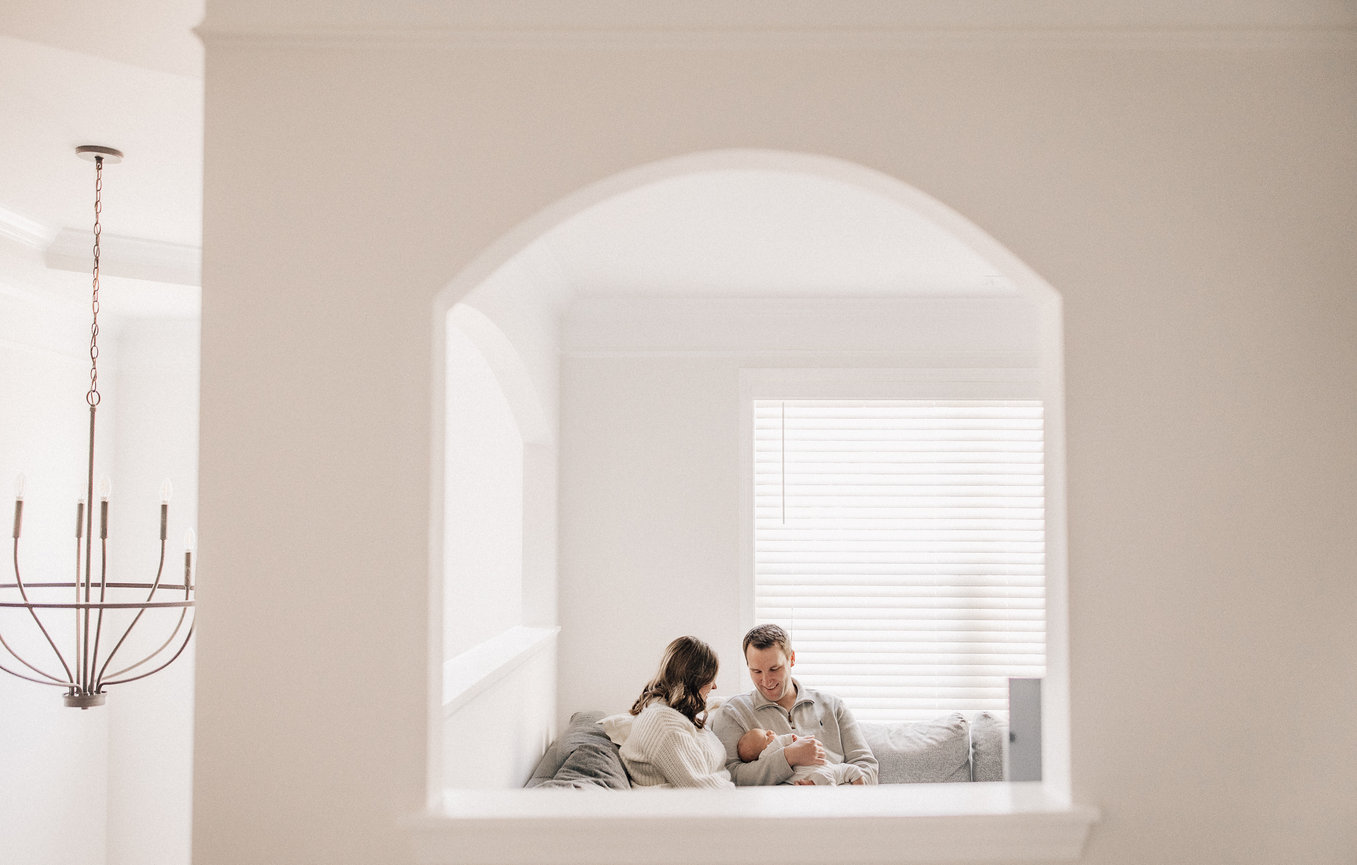 Madison Alabama in-home newborn photo shoot