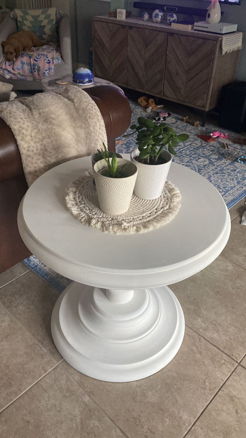 chalk painted table how to diy paint a wood table