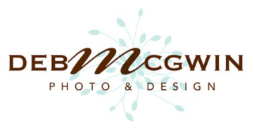 Deborah McGwin Photo and Design Logo