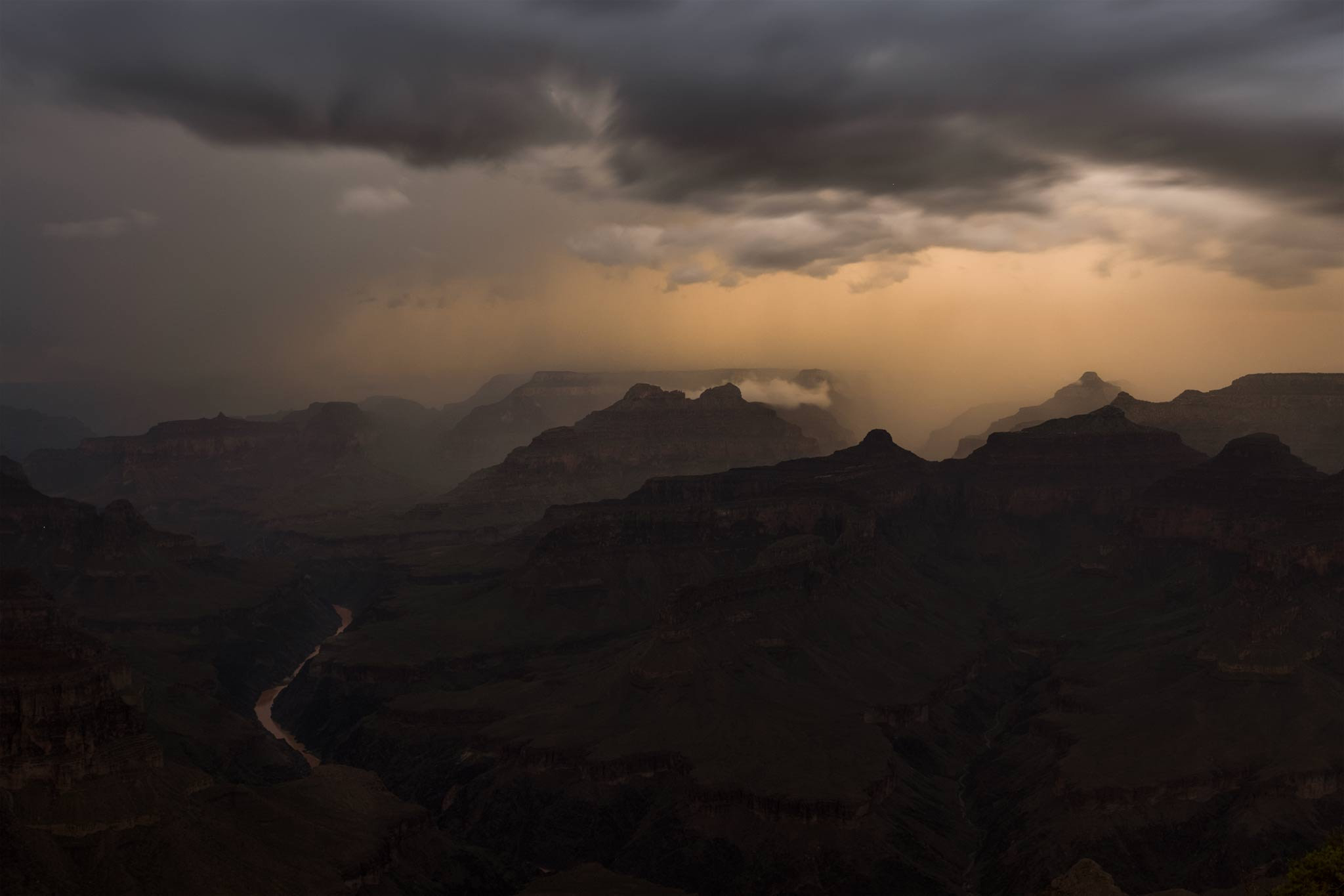 Grand Canyon in the Dark