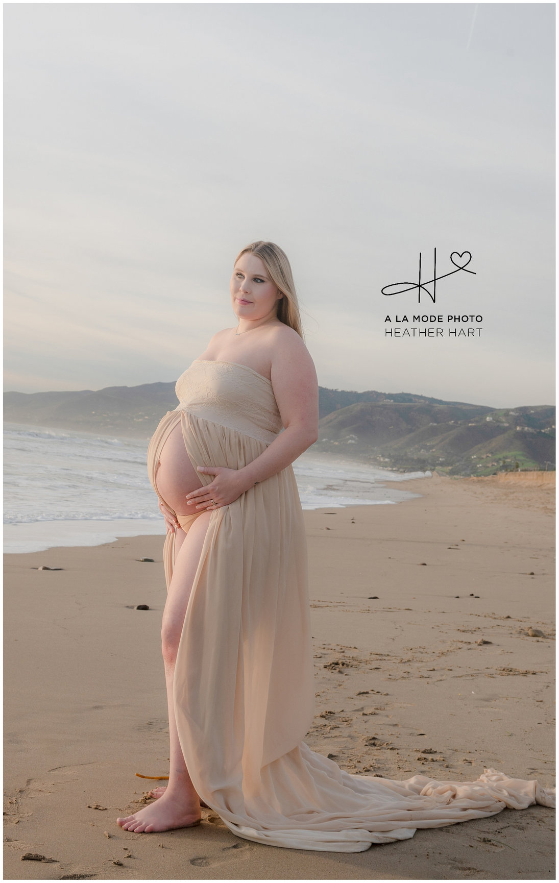 Malibu, Ca Maternity Photography Session Beautiful Sunset Maternity