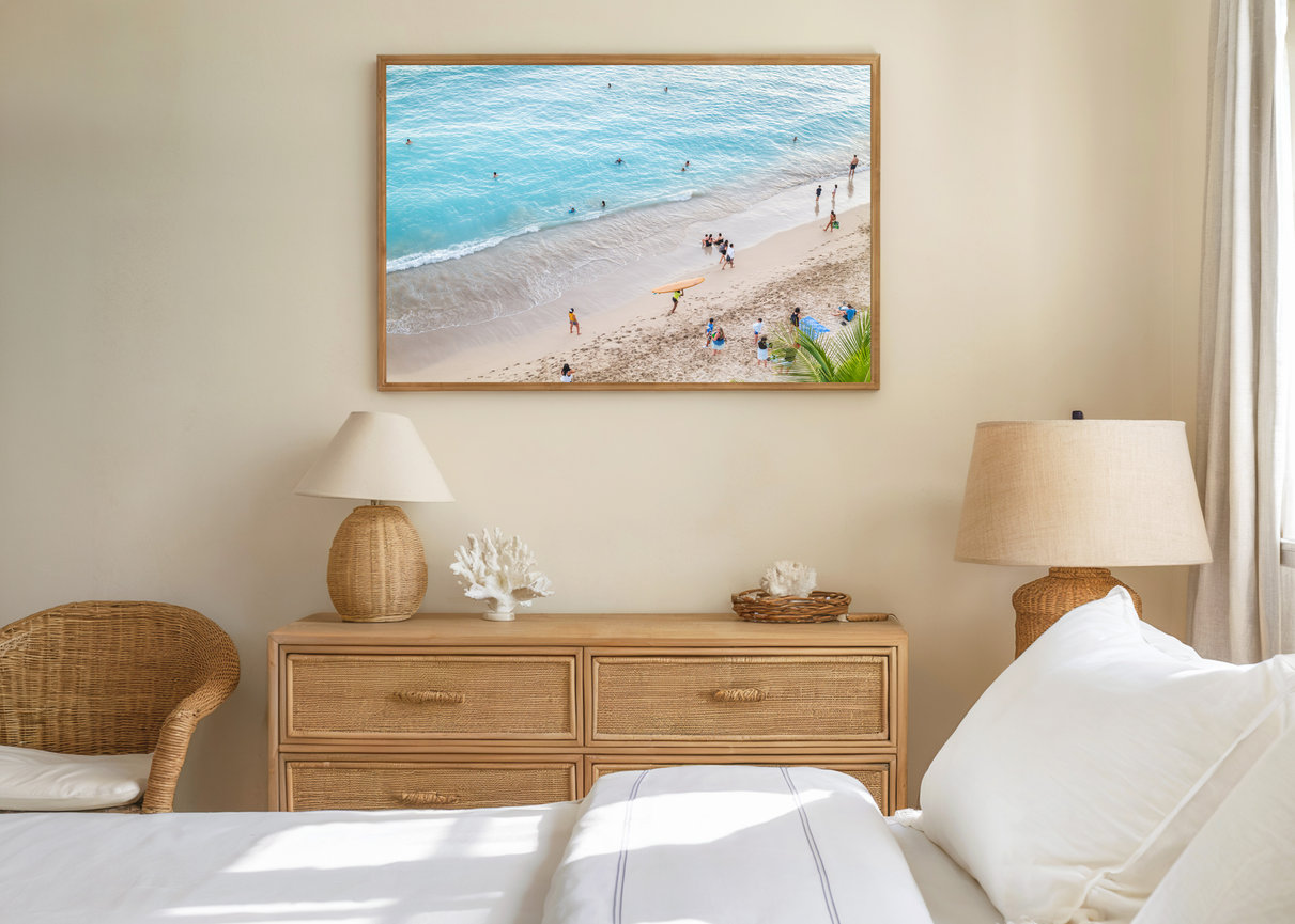 Andrea Bruns Photography presents the Waikiki Beach Collection, a soothing choice for fine art prints and interior styling.