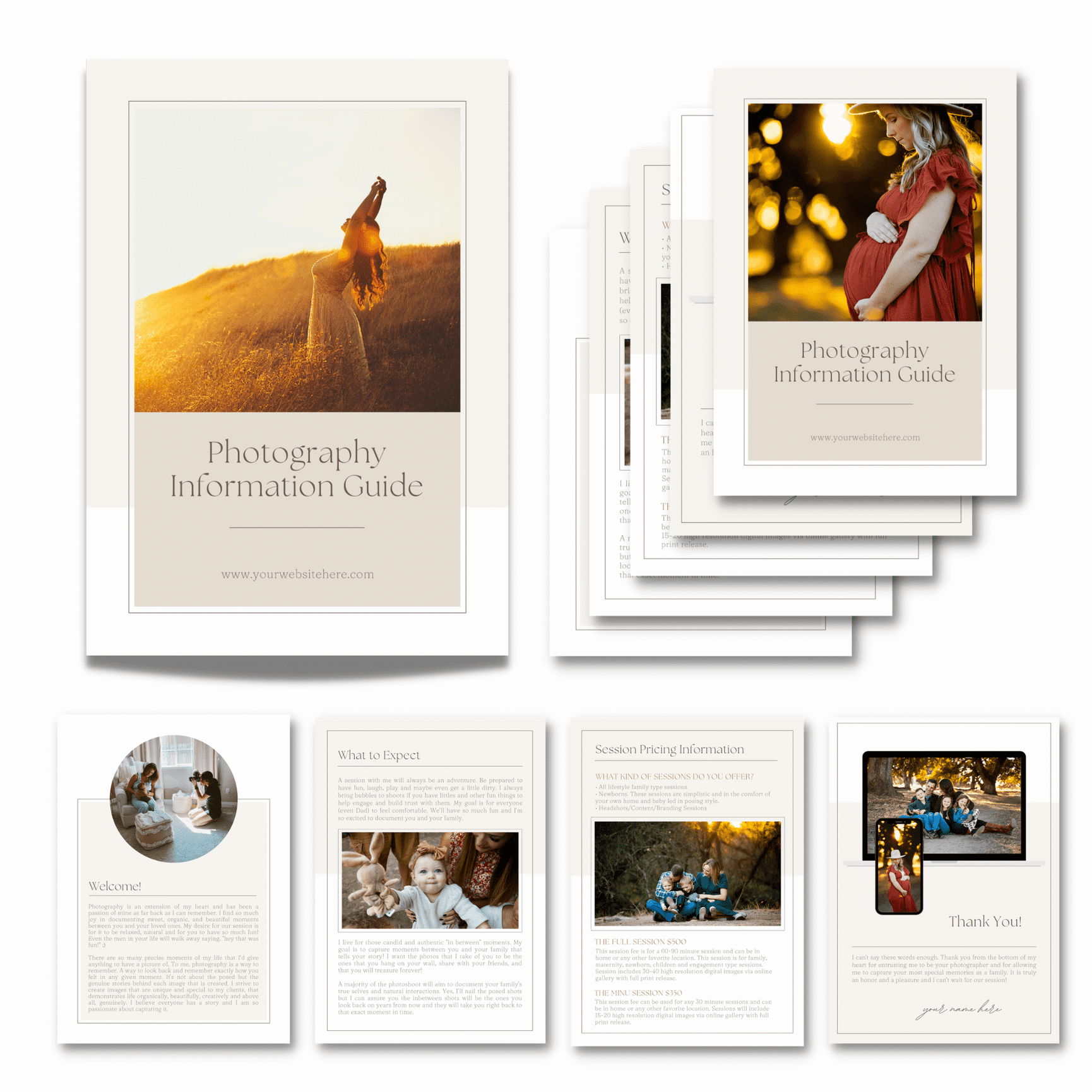 Minimalist Info Guide - Tanya Surjan