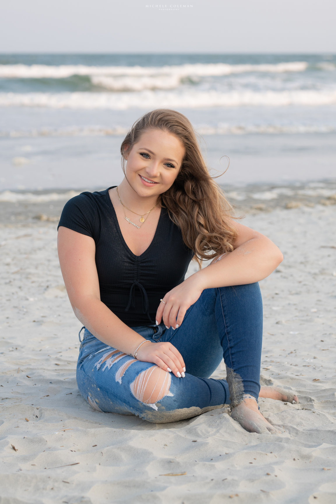 Senior Portraits In North Myrtle Beach With Alex Michele Coleman