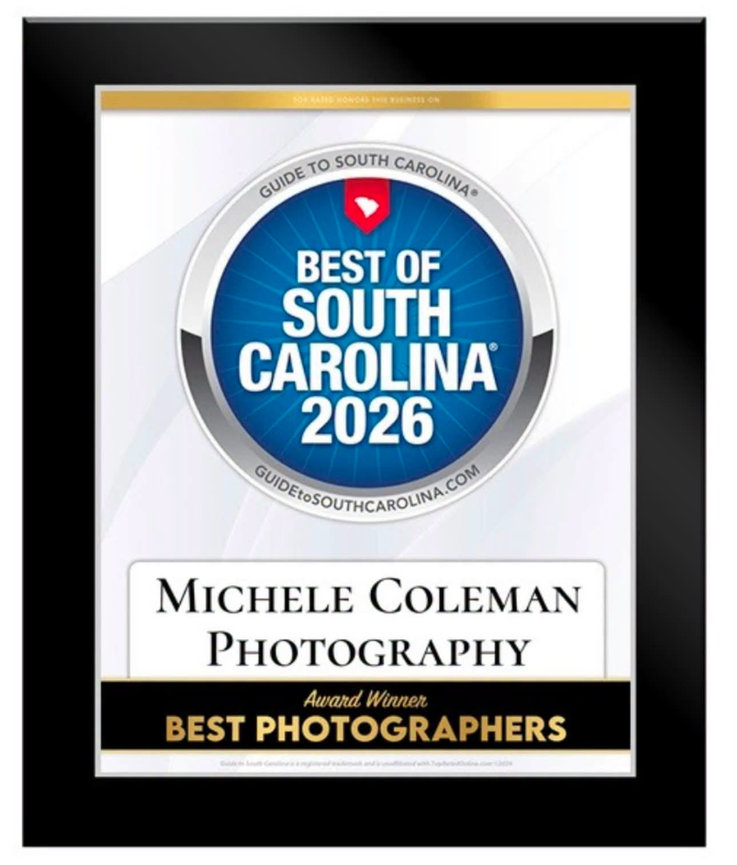 Michele Coleman Photography was voted Best of South Carolina in the Photographers category.