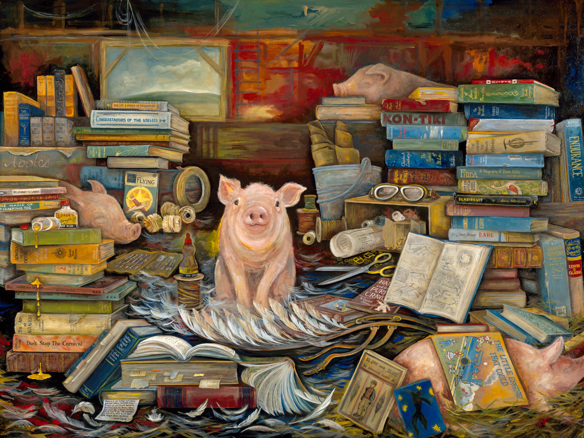 Pigment Of My Imagination 48x36 Giclée - Artonduval.com