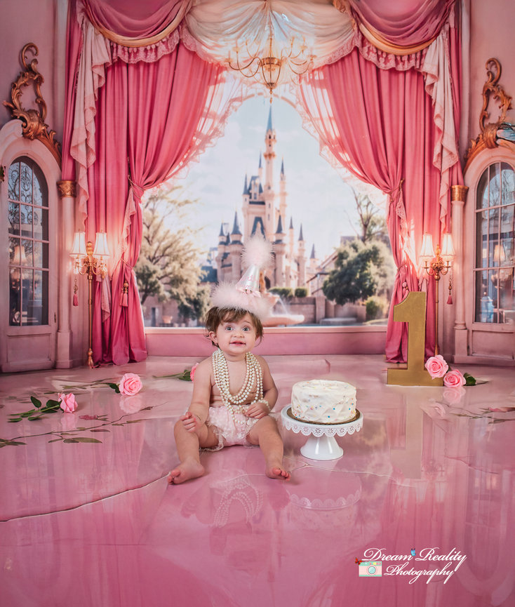 Princess First Birthday Cake Smash { Ocean County, NJ Baby & Family  Photography} - Dream Reality Photography