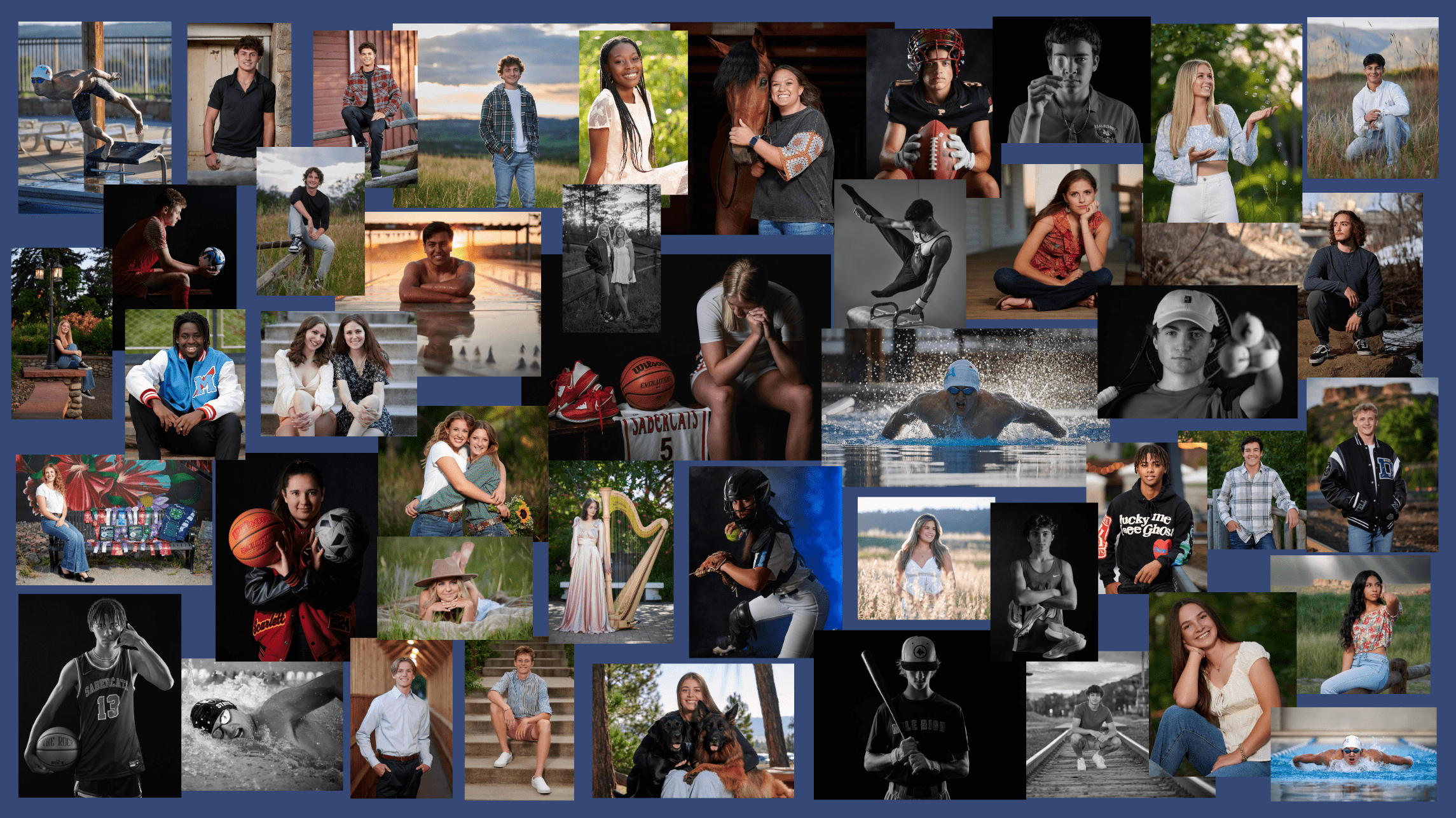 Collage of Leanna Slater Photography's Seniors & Athletes