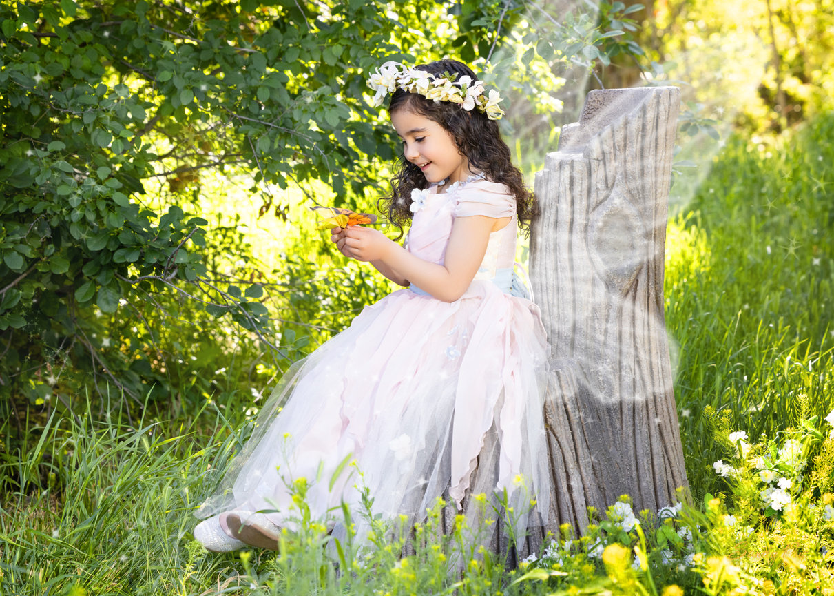 fairy dress photoshoot Pretty Fairy Dress Clipart Bundle main image 0
