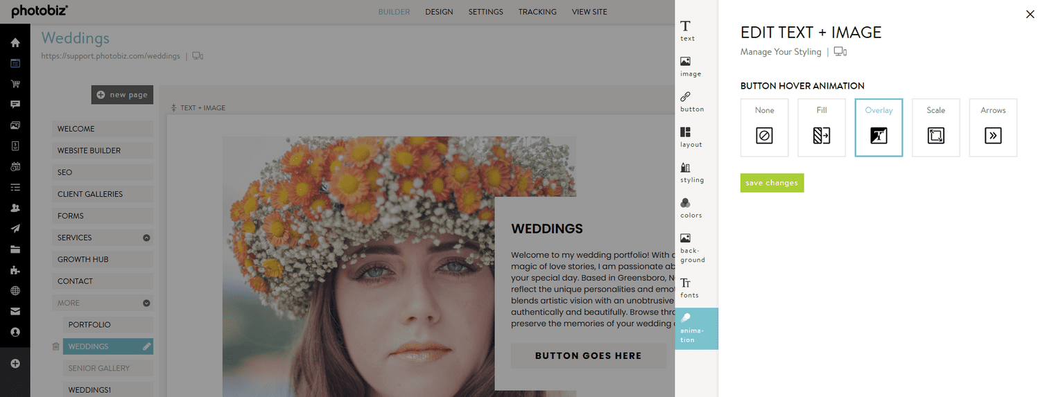 How To Use Text + Image Blocks - PhotoBiz Knowledge Base