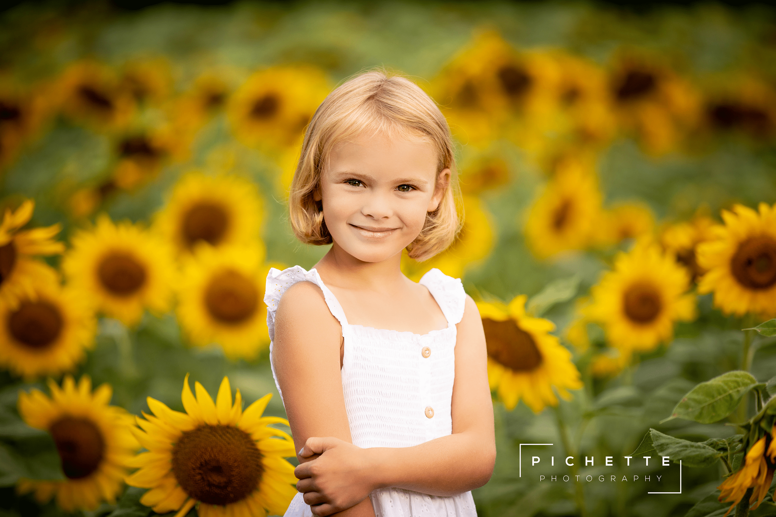 Aela Sunflowers Tomah, WI Photographer Pichette Photography