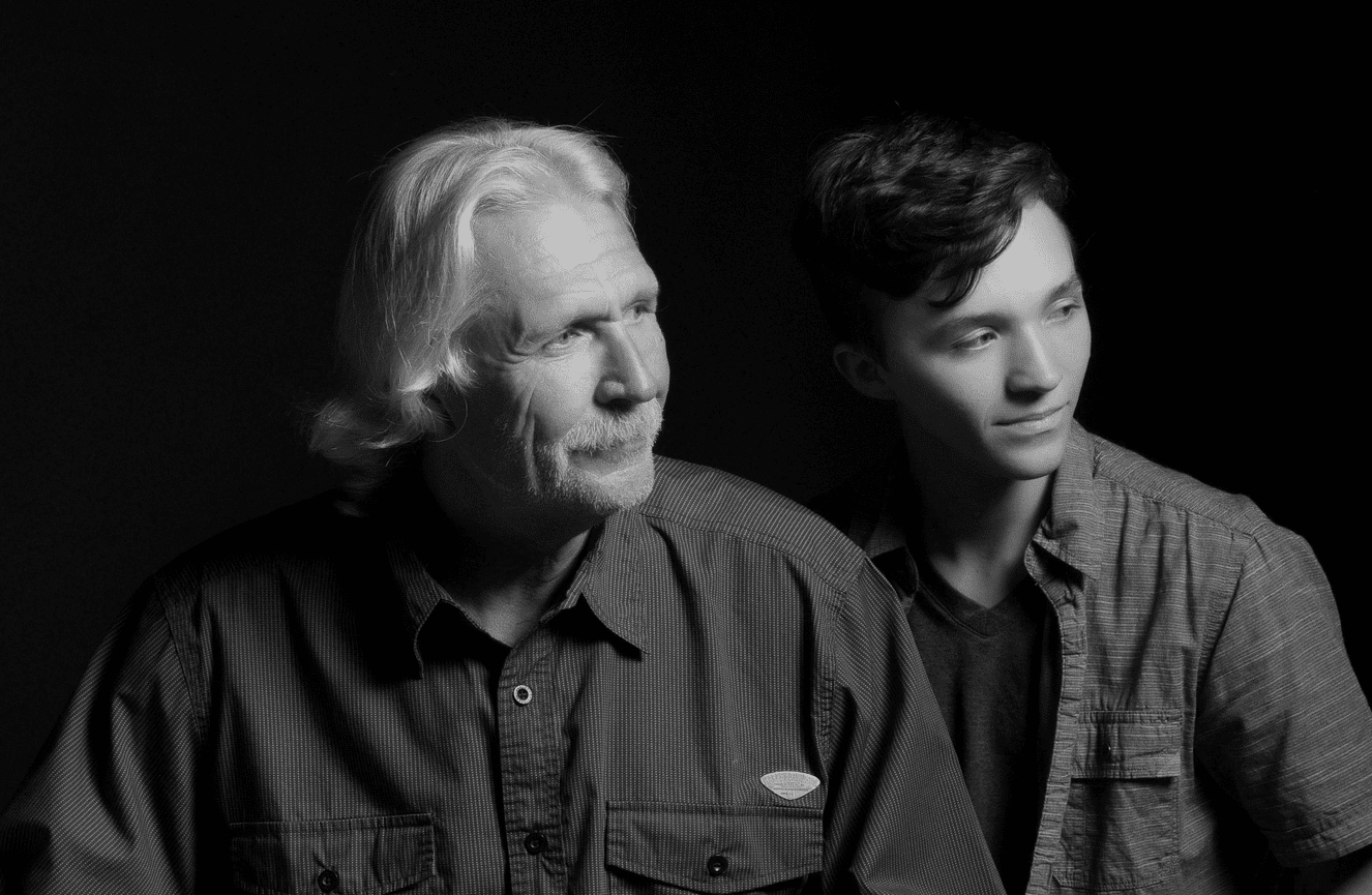 A profile of a father and son showing their similar features at Kliks Photography.